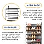 Whitmor 36-Pair Over-the-Door Shoe Rack, Gunmetal (6037-7037-GM-SIOC)~#|#~2995F728-0CE5-4271-A3E800A86994C61B_sc7