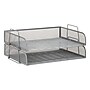 Mind Reader Metal Side Loading Stackable Letter Tray, Letter Size, Silver, 2/Pack (DSTACK2-SIL)~#|#~299A7499-4E5C-4AAD-89DCBEBE349904F5_sc7