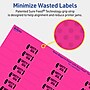 Avery Laser/Inkjet Barbell Multipurpose Labels, 0.5" x 2.5", Neon Magenta, 900/Pack (94749)~#|#~299B52E9-433F-45AC-85CFC9AF6DD9C495_sc7