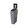 CleanRiver LeanStream Plastic Trash Can, 23 Gallon, Gray (LS1B-002)~#|#~299C7D2A-8617-47F3-81B9FB5B9D3D04A3_sc7
