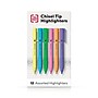TRU RED™ Pocket Stick Highlighter with Grip, Chisel Tip, Assorted, 12/Pack (TR54586)~#|#~299E28F7-AA75-45BB-89839EA966D4B2ED_sc7