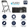 Flash Furniture HERCULES Plastic Folding Chair, Black, 24/Pack (24LEL3BK)~#|#~29A0CAA2-391F-4E8B-928CF6701FE35CCF_sc7