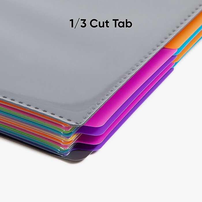 Smead Letter Size Clear Cover Presentation Book, Gray (89206