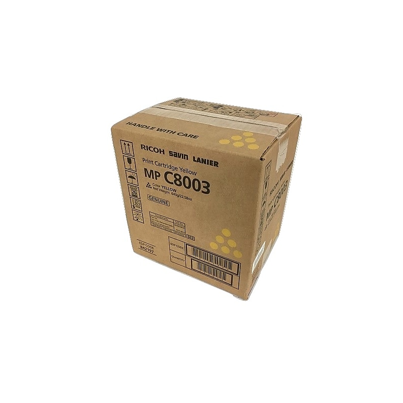 Ricoh 842197 Yellow Toner Cartridge image 1
