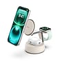 Belkin Magnetic 3-in-1 Wireless Charging Dock with Qi2, 25W, White (WIZ040TTSD)~#|#~29AB2807-2F04-43E7-BDB5DA4C2FAC0B5D_sc7