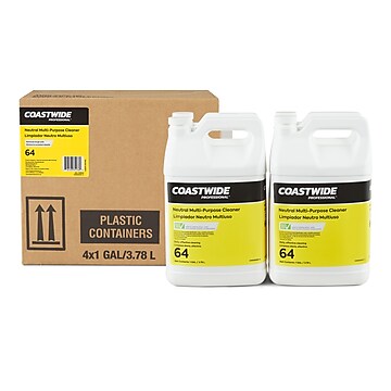 Coastwide Professional Multi-Purpose Neutral Cleaner 64, 3.78L, 4/Carton (CW640001-A)