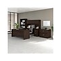 Bush Business Furniture Studio C 72"W U Shaped Desk with Hutch, Bookcase and File Cabinets, Black Walnut (STC001BWSU)~#|#~29B5B4B3-D96D-47A1-97B26CE567594FB5_sc7