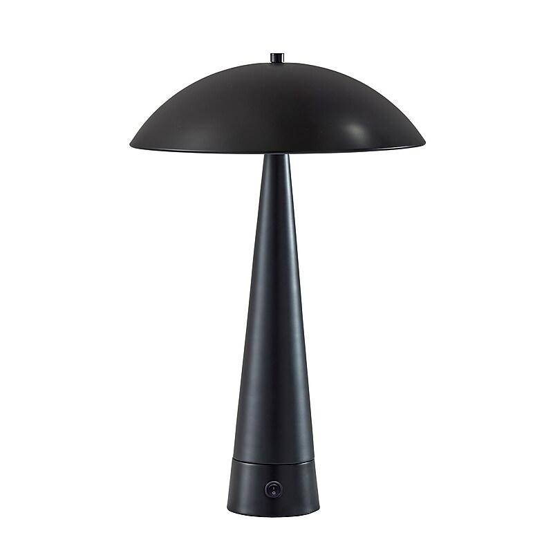 Adesso Vortex 20" Incandescent Table Lamp, Black (2605-01) image 1