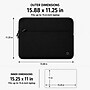 Vangoddy 15" Laptop Sleeve, Black (NBKLEA221)~#|#~29B89AD0-D76A-40CB-AA3BB962AECC412F_sc7