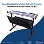United Commercial 38" Rotary Paper Cutter with Stand and Catch Tray, Silver/Black (RT37S)~#|#~29BA9D5B-C1FD-48B3-AED60BD114A125E8_sc7