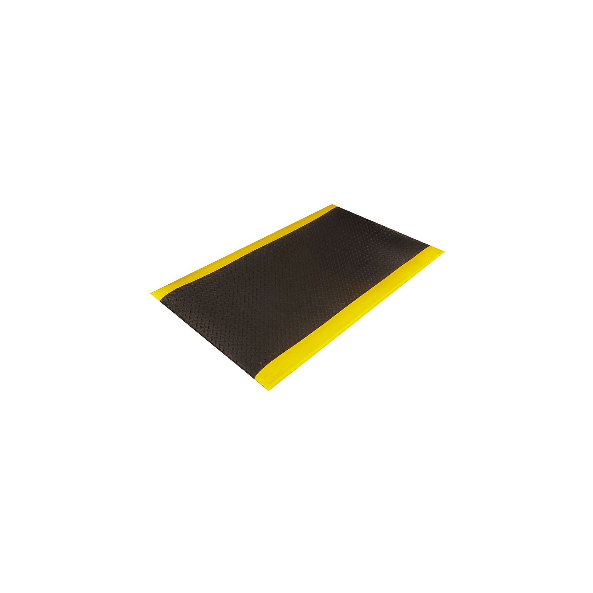 Crown Mats Wear-Bond Tuff-Spun Anti-Fatigue Mat, 36″ x 60″, Black/Yellow (WB 0035YD) Sansujyuku sansujyuku.com