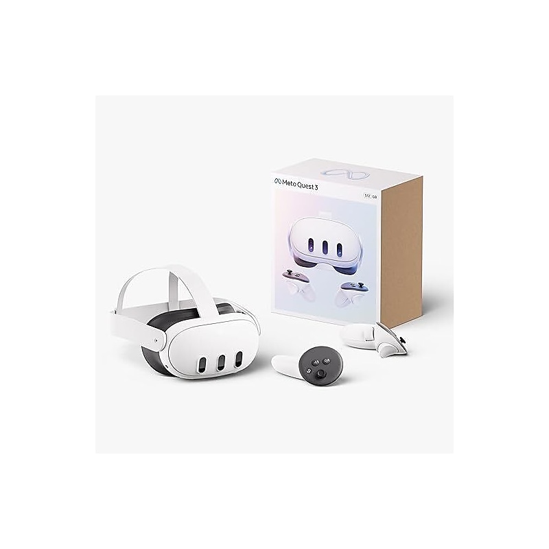 Meta Quest 3, 512GB, White (899-00583-01) image 1