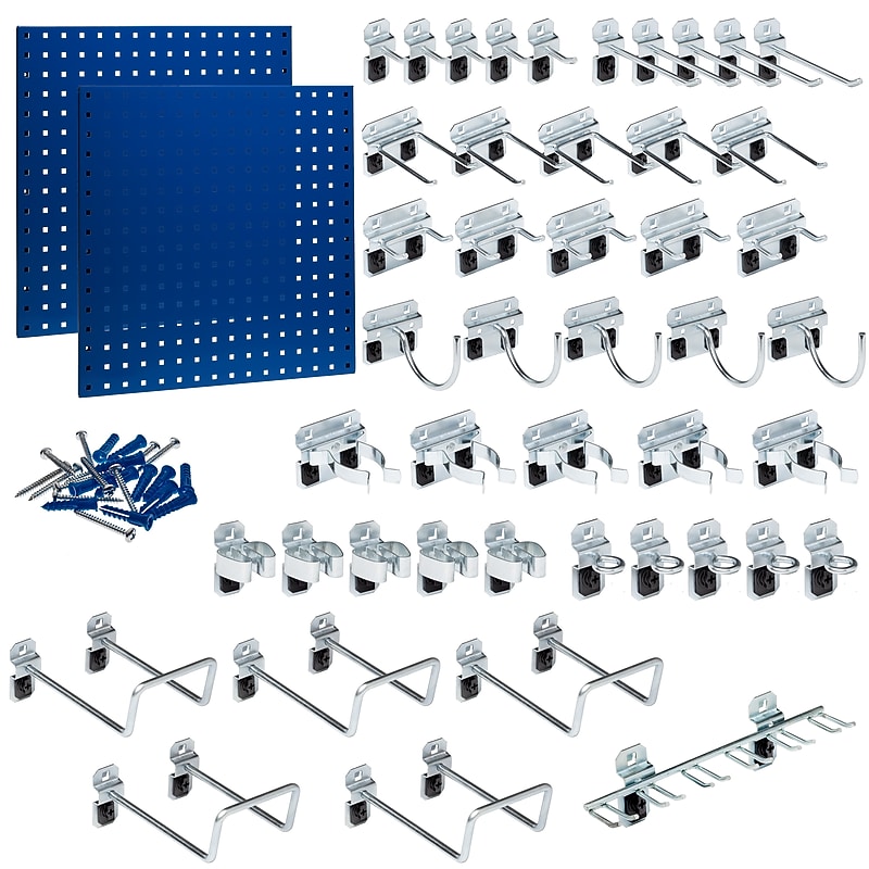 Triton Products LocBoard Pegboards with 46 pc. LocHook Assortment (LB1-BKit) image 1
