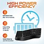 Delton G18 Wireless Ergonomic Keyboard and Optical Mouse Combo, Black (DKMKITERG18-WB)~#|#~29CE71C0-D18F-4428-920BCD2AA78B9A65_sc7
