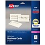 Avery Microperforated Business Cards, 2" x 3 1/2", Matte Ivory, 250 Per Pack (5376)~#|#~29CF3BAC-DF91-44FA-AC359C1359DB0392_sc7