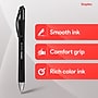 Staples Sonix Retractable Gel Pens, Medium Point, 0.7mm, Black Ink, Dozen (13561-CC)~#|#~29D0EEAD-78EB-4258-80006B006A0DDA3A_sc7