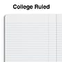 Staples Premium Composition Notebook, 7.5" x 9.75", College Ruled, 100 Sheets, Blue (ST58343)~#|#~29D0EF16-DCE3-4E2E-8DB49081DB6BBB95_sc7