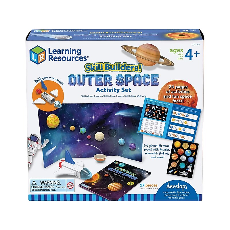 Learning Resources Skill Builders! Outer Space Activity Set (LER1260) image 1