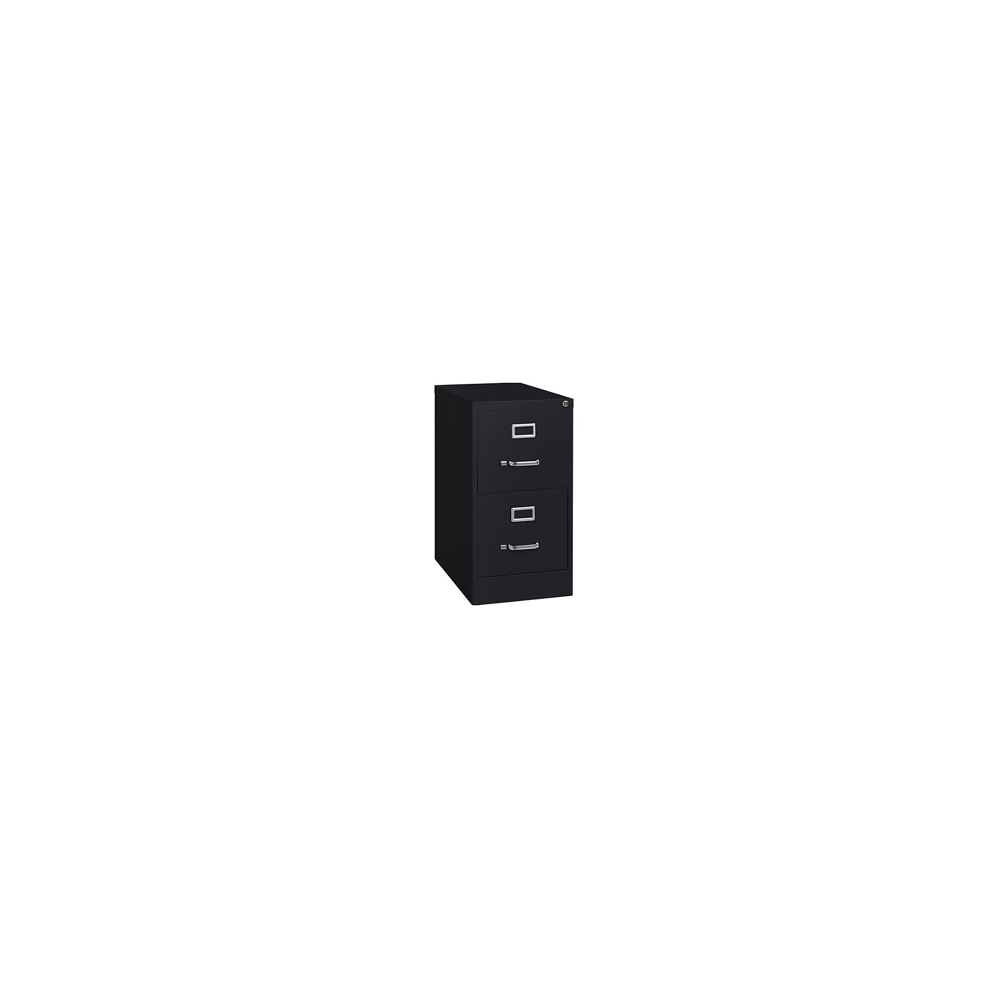 Lorell Commercial 2-Drawer Vertical File Cabinet, Letter Size, Lockable, 28.4″H x 15″W x 22″D, Black (LLR42291) Simolary simolary.com