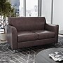 Flash Furniture Hercules Diplomat LeatherSoft Loveseat, Brown/Chrome Legs (BT8272BNCHR)~#|#~29D57E05-F9E0-41AC-B8F04AAC02AB05F0_sc7