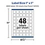 Avery Laser/Inkjet Waterproof Multipurpose Square Labels, 1" x 1", White, 4800 Labels/Box (94103)~#|#~29D94589-FD41-4755-BAC4B22913B3329C_sc7