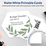 Avery Geo Integrated Cards, Matte White, 100/Pack (19479398905)~#|#~29DCCC79-909A-4556-8E90DF7C587583AF_sc7