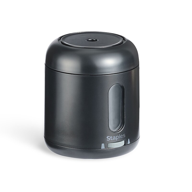 Staples Personal Dual Powered Pencil Sharpener, Black (ST62625) image 1