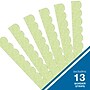 Carson Dellosa Education Crafty and Cool Light Green with Dots Scalloped Borders, 3" x 3', 13/Pack, 6 Packs/Bundle (CD-108547-6)~#|#~29E8C0B7-8C26-4005-867FE77FD77F55B9_sc7