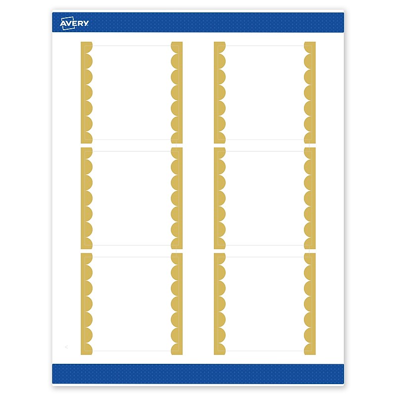 Avery Laser/Inkjet Square Multipurpose Labels, 3" x 3", White, 60/Pack (S00DK2) image 1