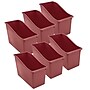 Teacher Created Resources Plastic Book Bin, 5.50" x 11.38" x 7.50", Deep Rose, 6/Bundle (TCR20978-6)~#|#~29F7A046-FA17-4016-B5FADFE91DB0F2D3_sc7