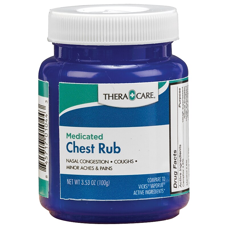 TheraCare Chest Rub Medicated Ointment, 3.53 oz. (19-205353) image 1