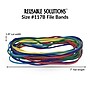 Alliance Reusable Solutions #117B File Bands, 7" x 1/8", Assorted Colors, 50/Pack (07807)~#|#~29FB69C5-7B30-4E55-A32BF5CFF232657F_sc7