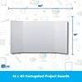 Flipside Corrugated Project Board, 14" x 40", White, 48/Carton (33314-48)~#|#~29FE2E4F-3561-438F-86D60C24DE367DB1_sc7