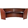 Regency Marque 124.5"W Curved Reception Desk Workstation, Cherry (77292CH)~#|#~2A003734-3FE9-4CBF-857E85DF684ED207_sc7