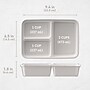 bentgo Prep Containers, 10/Set (BGPRP3-STG)~#|#~2A01C3CA-B0BF-4828-B3DBCF64C6C0561A_sc7