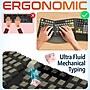 Delton KB450 Wireless Ergonomic Gaming Mechanical Keyboard with Wrist Pad, Black (DKBEM450-WR)~#|#~2A020350-CBC1-499A-B5B061B6FC01003A_sc7