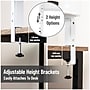 Mind Reader Clamp-On 2-Compartment Metal Desk Shelf, White (DESX2T-WHT)~#|#~2A09F020-30BE-4951-83875206AA1B092C_sc7