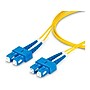 StarTech 3m (9.8ft) SC to SC (UPC) Duplex OS2 Single Mode Fiber Optic Cable, 9/125, Yellow (SMDOS2SCSC3M)~#|#~2A0C8E07-4664-4399-A31367593EB1B64E_sc7