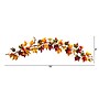 Nearly Natural 6' Autumn Maple Leaf and Berry Fall Garland (W1257)~#|#~2A115DD9-EEC7-4E93-820B305E93F38C1B_sc7
