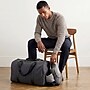 Jack Abrahams Nylon Carry-On Travel Duffel, Gray (JAD1105-024-GRY)~#|#~2A121172-6294-4AB2-AEAEF978490D9C45_sc7