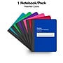 Staples® Poly Composition Notebook, 7.5" x 9.75", College Ruled, 80 Sheets, Assorted Colors (ST54889)~#|#~2A1ADBC9-E9FF-4D3D-9470233EEBE46CF8_sc7