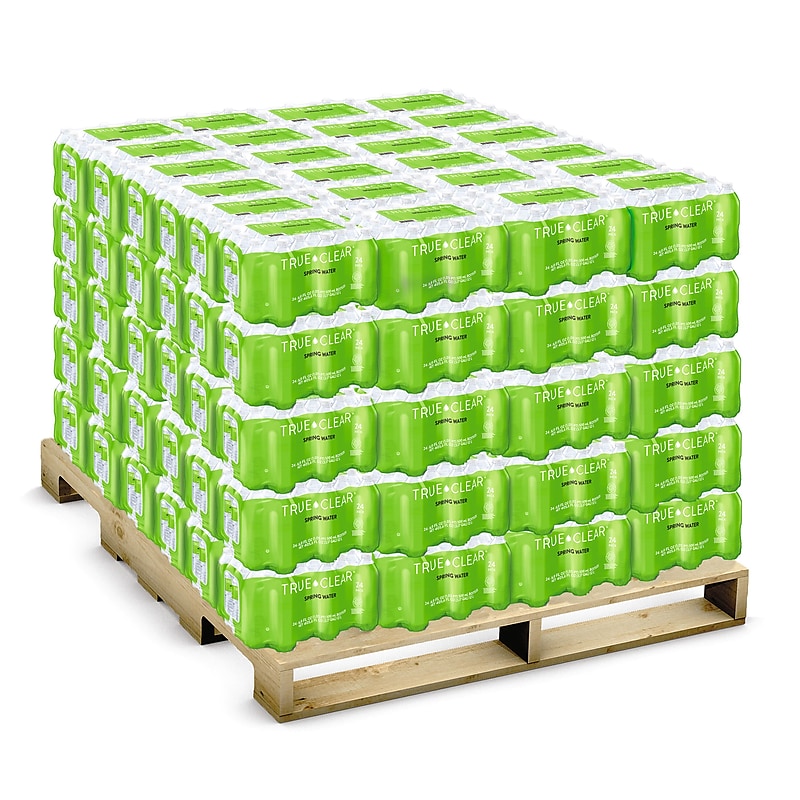 True Clear Spring Water, 16.9 fl oz., 24 Bottles/Case, 84 Cases/Pallet (TRC05L84PL) image 1