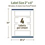 Avery Dissolvable Rectangle Multipurpose Labels, 2" x 6", Off-white, 100/Pack (94242)~#|#~2A1EA3C4-478E-4718-9470172B06CFBAC9_sc7