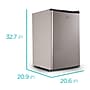 Black & Decker Adjustable Temperature Control Refrigerator with Freezer Compartment, 4.3 Cu. Ft., Gray/Silver (BCRK43V)~#|#~2A209AD6-33D8-4DF6-A60ABD2A3C1A7259_sc7