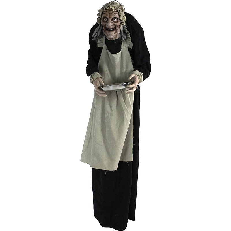Haunted Hill Farm Life-Size Animatronic Zombie Maid (HHLADY-4FLSA) image 1
