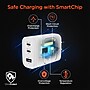 HyperGear SpeedBoost 3-Port USB Wall Charger with Built-in Apple Watch Charger, 43W, White (16314)~#|#~2A29D08C-C0D3-47DB-9CF05EFF962223C7_sc7