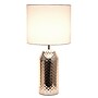 Simple Designs Whimsical Wave 23.75" LED Table Lamp, Chrome Base/White Shade (LT2124-CHR)~#|#~2A3510DB-129C-4390-8F67F01394FB7896_sc7