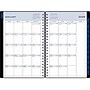 2025 Blue Sky 5" x 8" Weekly & Monthly Appointment Book, Plastic Cover, Solid Black (150845)~#|#~2A38D67D-D2EC-483A-BD2AF8C73A8D8FA1_sc7