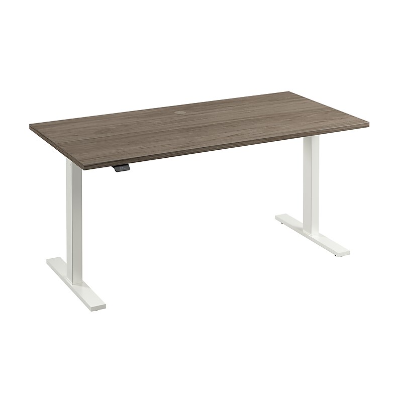 Bush Business Furniture Move 60 Series 60"W Electric Adjustable Standing Desk, Modern Hickory (M6S6030MHWK) image 1