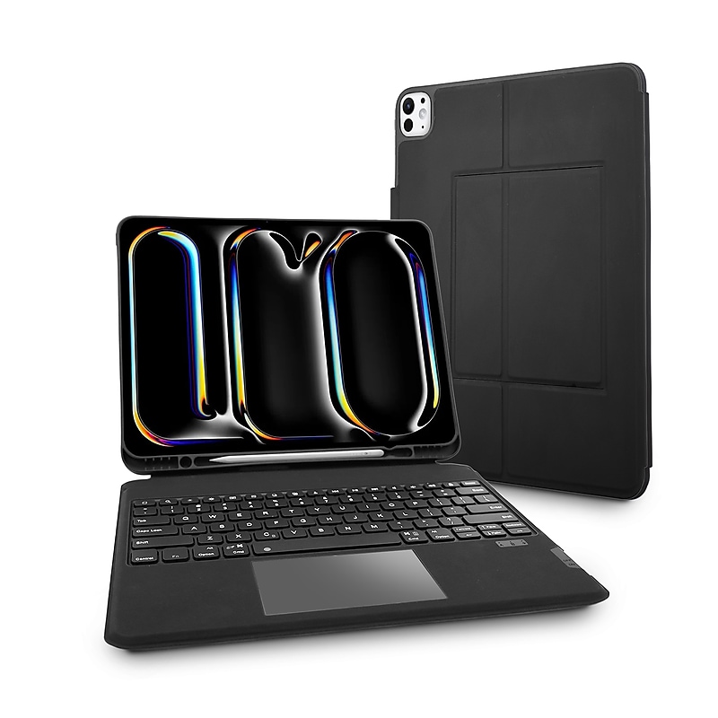 CODi PU Leather 13" Bluetooth Keyboard Folio Case for iPad Pro 6th Generation, Black (C30708530) image 1